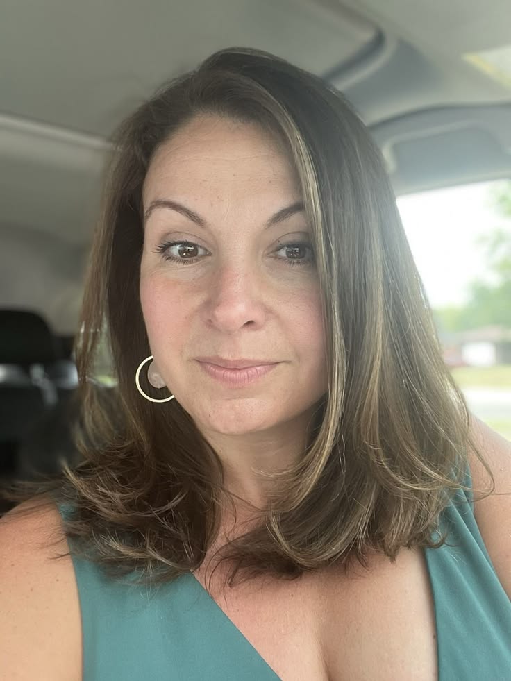 Rosa, 52 años, en su coche en Dallas